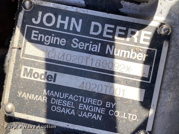 image for item DN8228 John Deere 1600 WAM Turbo  lawn mower