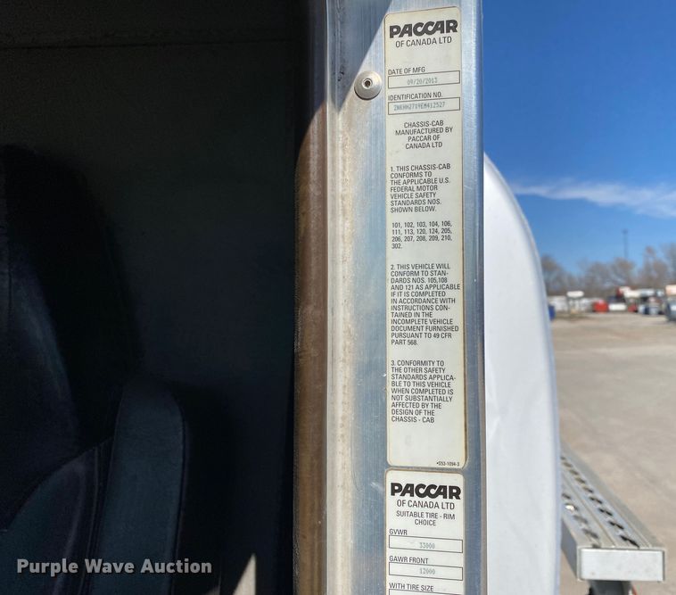 image for item DN8233 2014 Kenworth T370  fuel truck