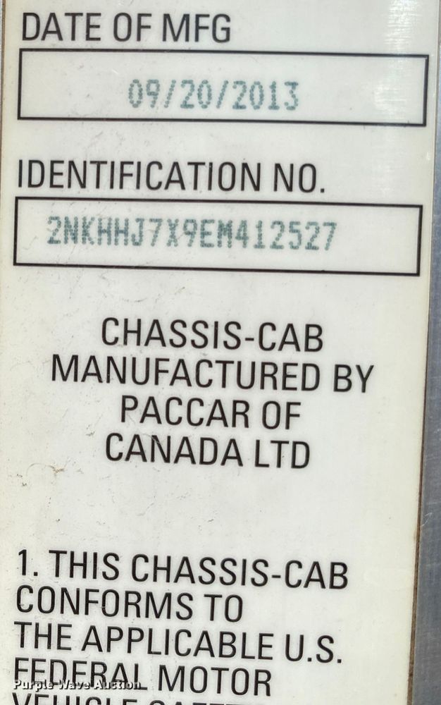 image for item DN8233 2014 Kenworth T370  fuel truck