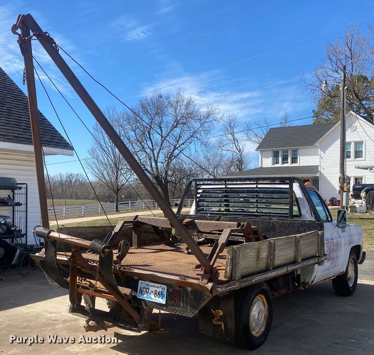 image for item DN8242 1979 Chevrolet Custom Deluxe 30  winch truck