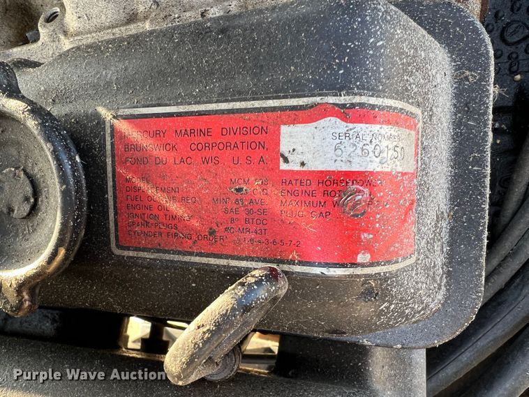 image for item DO2183 Mercury MerCruiser  inboard boat engine