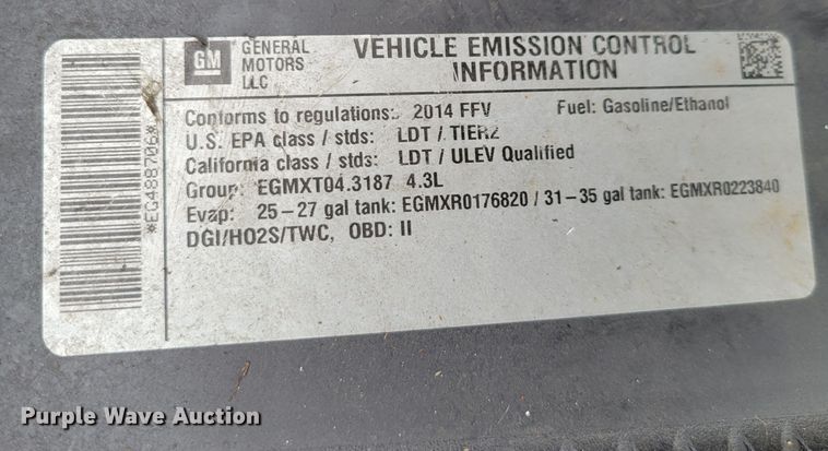 image for item DO4174 2014  Chevrolet Silverado 1500  Crew Cab pickup truck