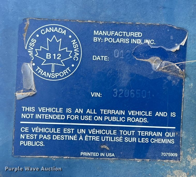 image for item DP0031 Polaris Xpress 300  ATV