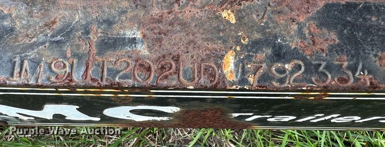 image for item DQ1998 2014 MC  utility trailer