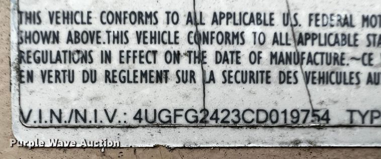 image for item DQ2000 2012 ABU  equipment trailer