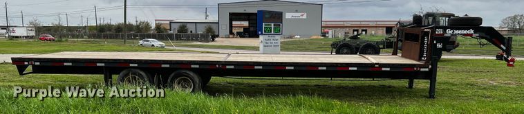 image for item DQ2001 2007 Gooseneck A10A2  equipment trailer
