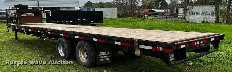 image for item DQ2001 2007 Gooseneck A10A2  equipment trailer