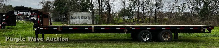 image for item DQ2001 2007 Gooseneck A10A2  equipment trailer