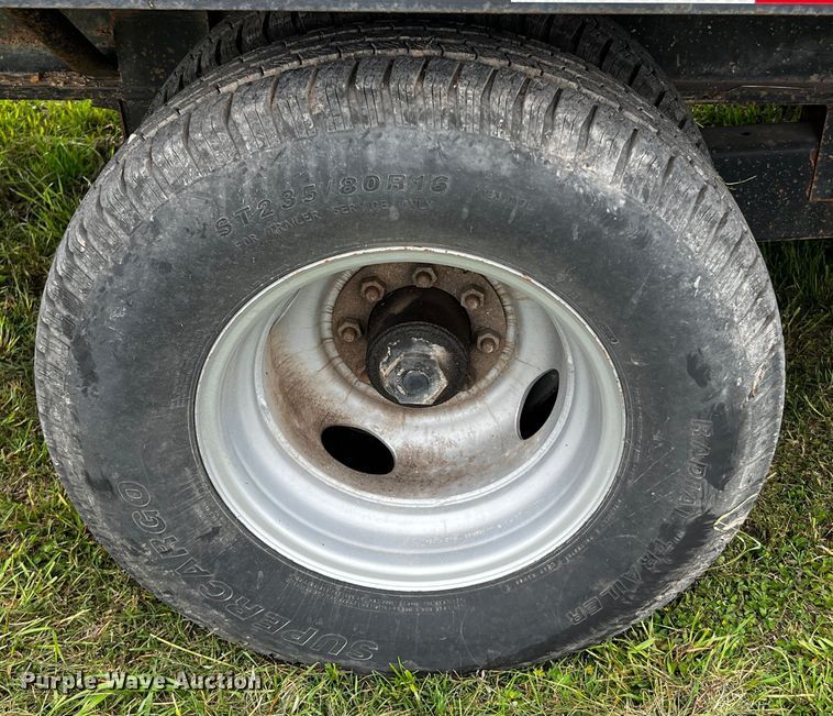 image for item DQ2001 2007 Gooseneck A10A2  equipment trailer