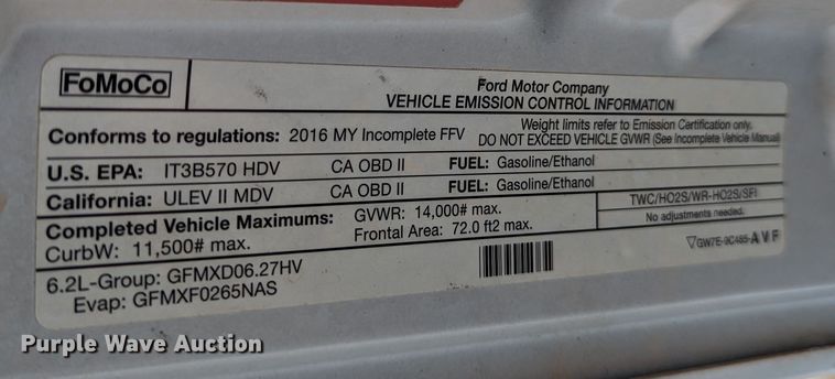 image for item DR6807 2016 Ford F350 Super Duty XL  flatbed pickup truck