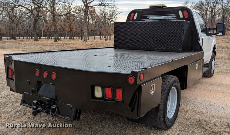 image for item DR6809 2014 Ford F350 Super Duty XL  flatbed pickup truck