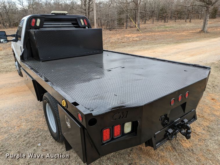 image for item DR6809 2014 Ford F350 Super Duty XL  flatbed pickup truck