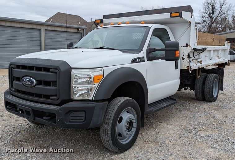 image for item DR6812 2012 Ford F550 Super Duty  dump truck
