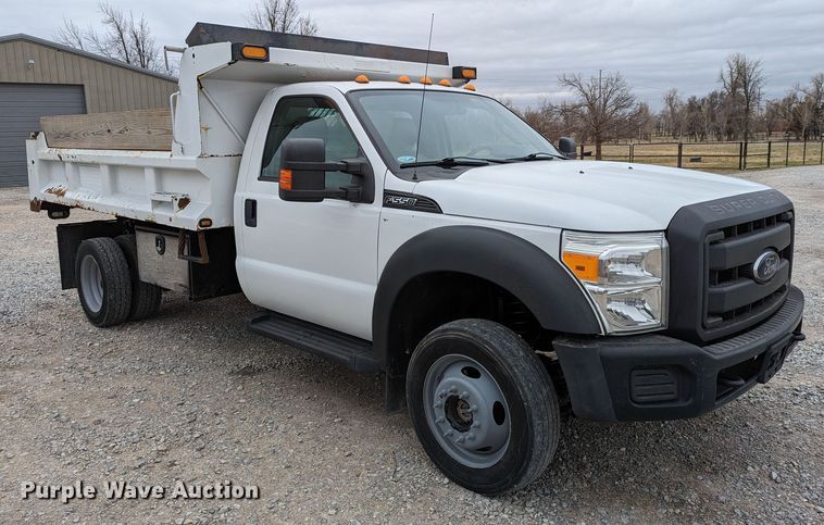 image for item DR6812 2012 Ford F550 Super Duty  dump truck