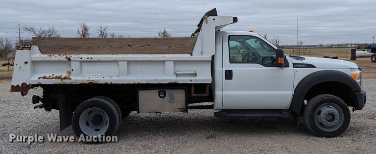 image for item DR6812 2012 Ford F550 Super Duty  dump truck