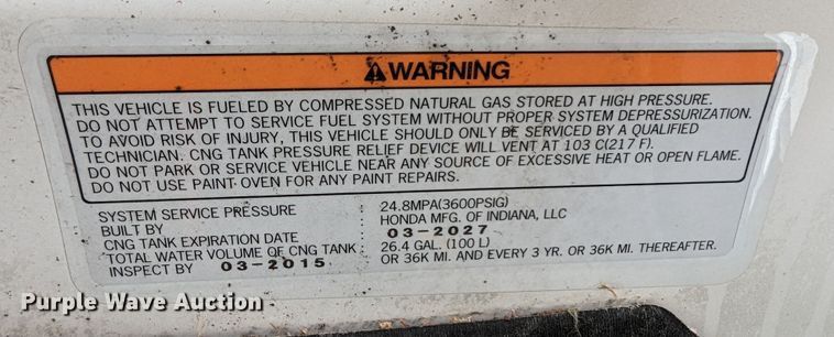 image for item DR6817 2012 Honda Civic