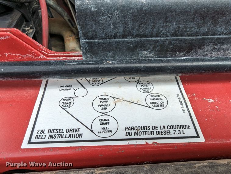 image for item DR6820 1996 Ford F350 XL  utility bed pickup truck with bucket lift