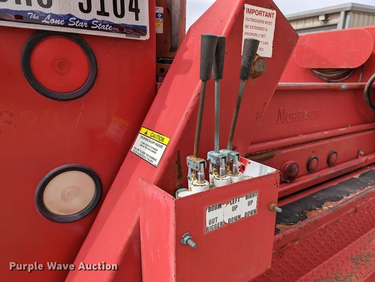 image for item DR6820 1996 Ford F350 XL  utility bed pickup truck with bucket lift