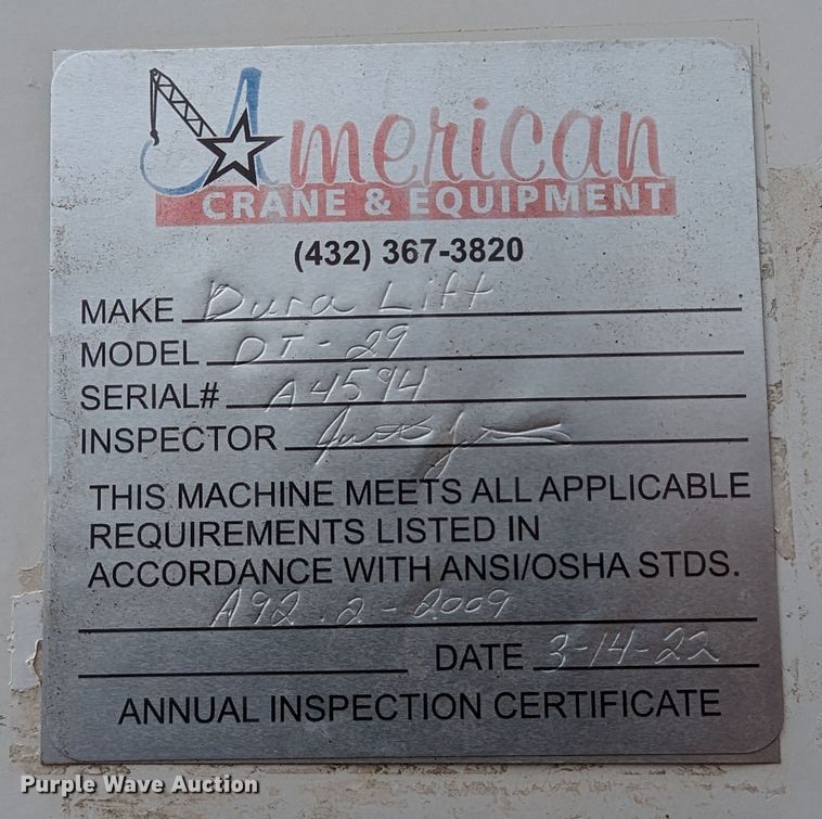 image for item DR6820 1996 Ford F350 XL  utility bed pickup truck with bucket lift