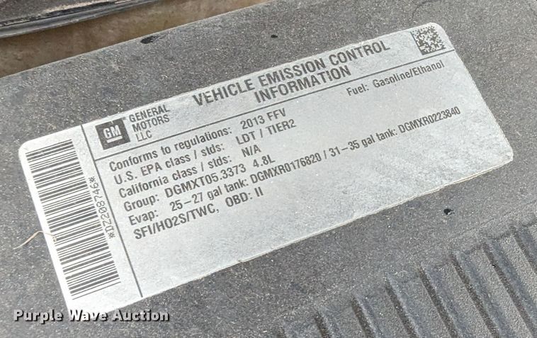 image for item DR6822 2013 Chevrolet Silverado 1500  pickup truck