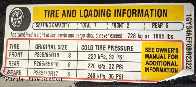 image for item DR6823 2011 Cadillac Escalade  SUV