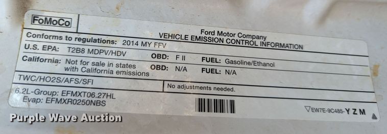 image for item DR6826 2014 Ford F250 Super Duty  Crew Cab pickup truck