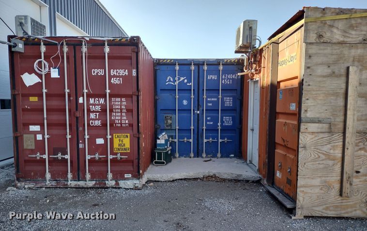 image for item DR8254 (3) 40' storage containers