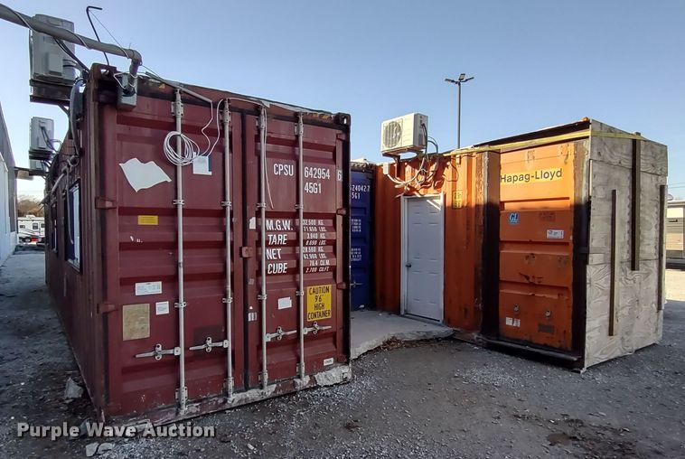 image for item DR8254 (3) 40' storage containers