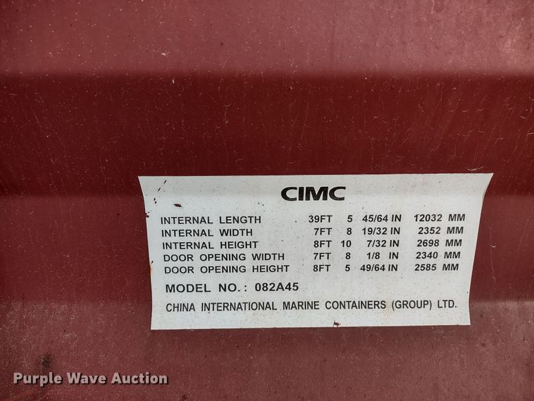 image for item DR8254 (3) 40' storage containers