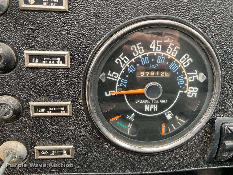 image for item HN9800 1985 Jeep CJ7  SUV