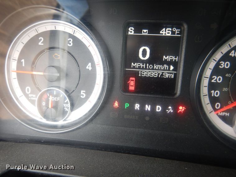 image for item HU9465 2016 Dodge Ram 3500HD  Crew Cab pickup truck