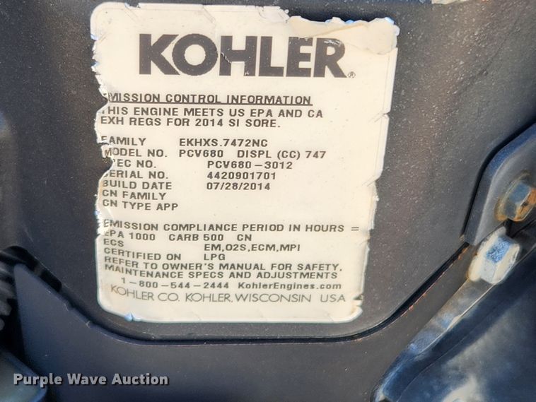 image for item JB9580 Exmark X Series  ZTR lawn mower