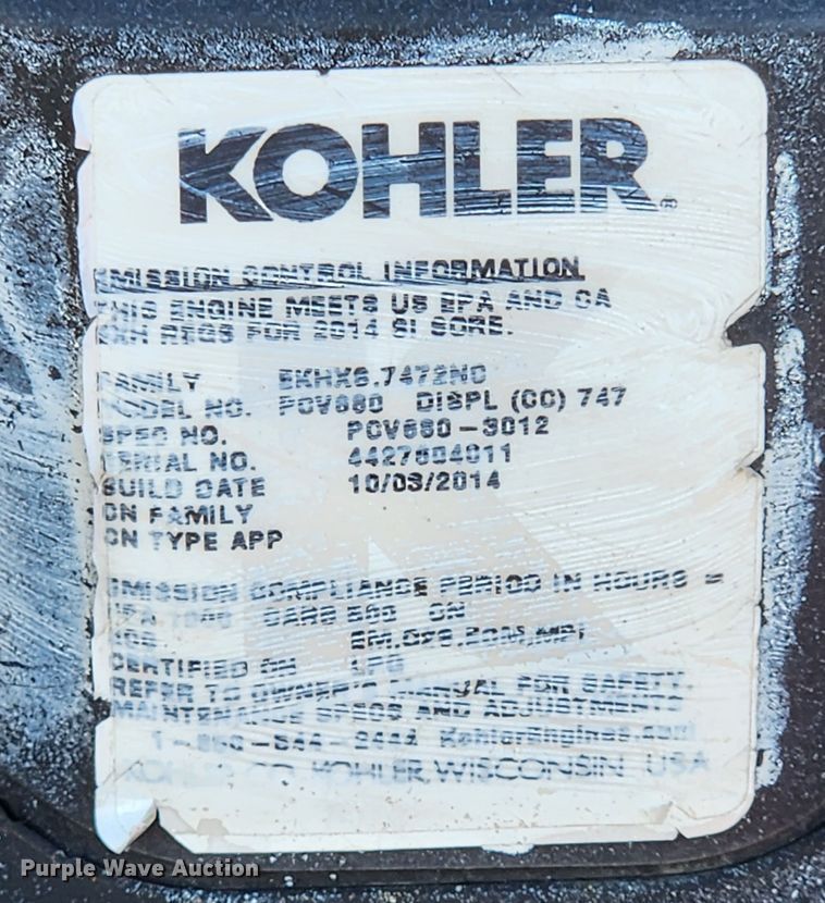 image for item JB9587 Exmark X Series  ZTR lawn mower