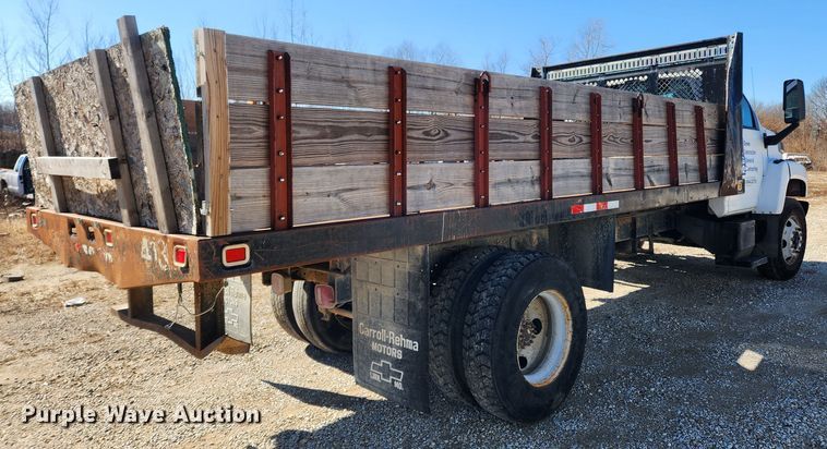 image for item JB9650 2004 Chevrolet C7500  dump flatbed truck