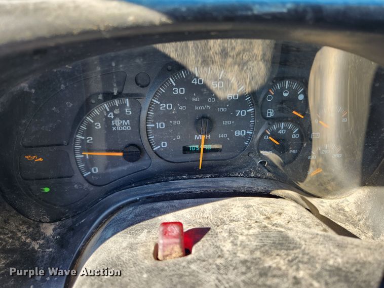 image for item JB9650 2004 Chevrolet C7500  dump flatbed truck