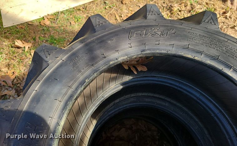 image for item JG9361 (4) BKT AT33x8-18 tires