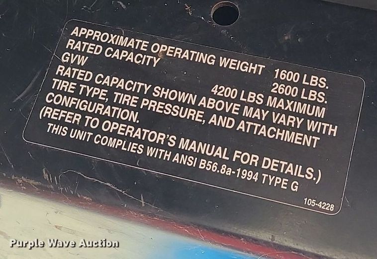 image for item JG9367 Toro Workman 4200  utility vehicle