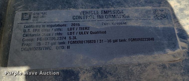 image for item JG9373 2015 GMC Sierra 1500  Crew Cab pickup truck