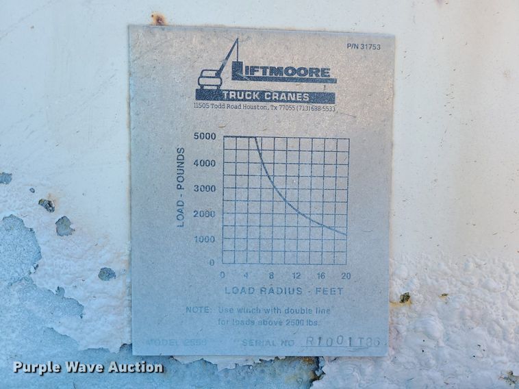 image for item JG9387 2003 International 4300  utility / service truck