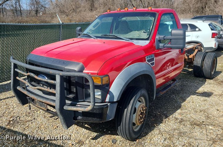 image for item JG9395 2008 Ford F550 Super Duty XL  truck cab and chassis