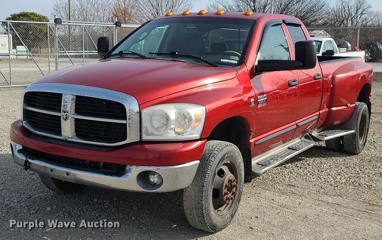 image for item JG9409 2007 Dodge Ram 3500HD  Quad Cab pickup truck