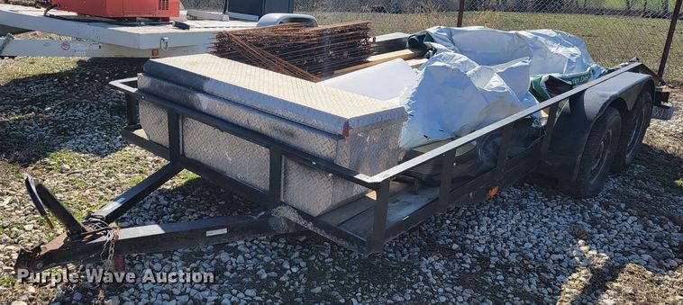 image for item JL9332 2009 Shop built  utility trailer