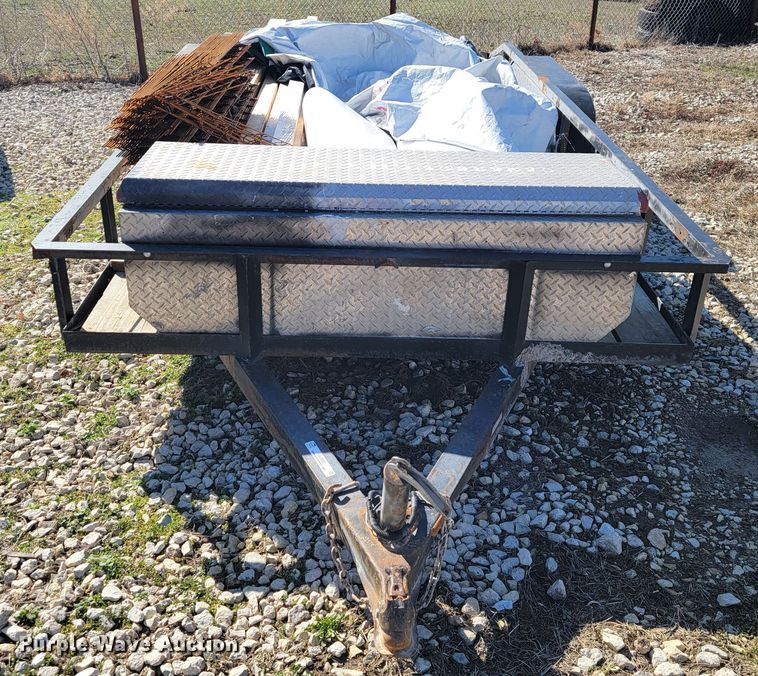 image for item JL9332 2009 Shop built  utility trailer