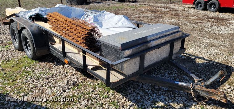 image for item JL9332 2009 Shop built  utility trailer