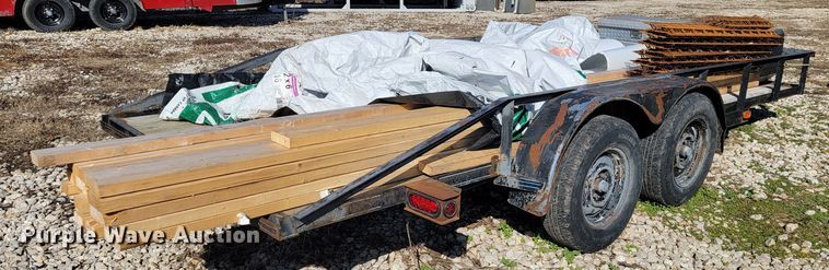 image for item JL9332 2009 Shop built  utility trailer