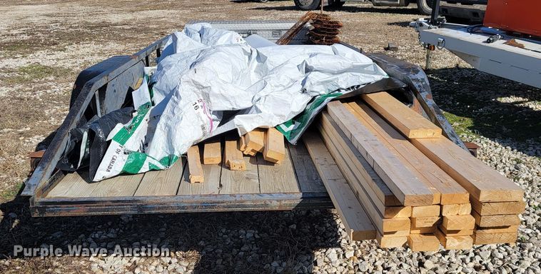 image for item JL9332 2009 Shop built  utility trailer