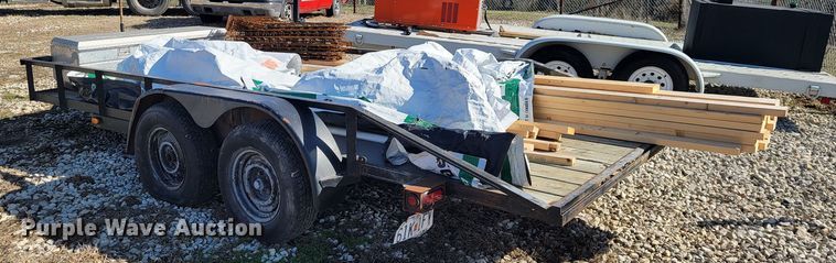 image for item JL9332 2009 Shop built  utility trailer