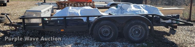 image for item JL9332 2009 Shop built  utility trailer