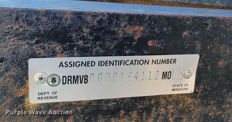 image for item JL9332 2009 Shop built  utility trailer