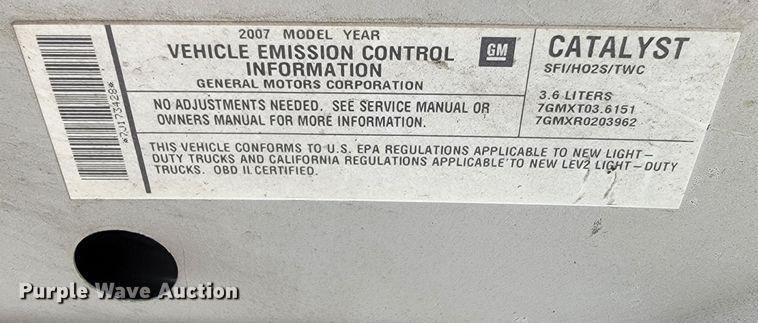 image for item JL9340 2007 GMC Acadia  SUV